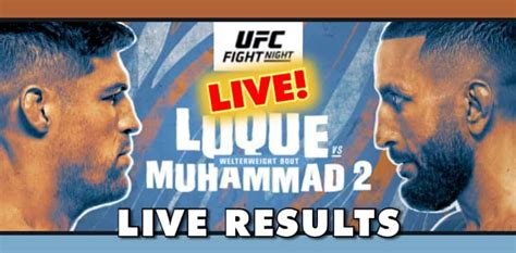 UFC Vegas 51 live results: Vicente Luque vs. Belal .